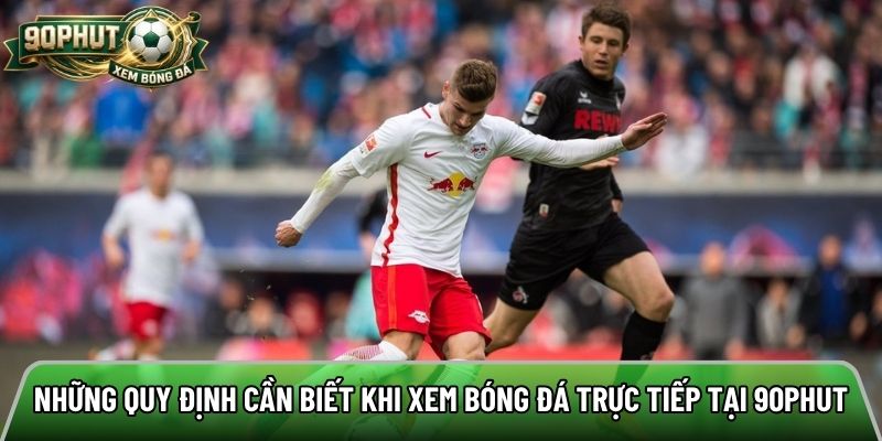 Những quy định cần biết khi xem bóng đá trực tiếp tại 90phut tv