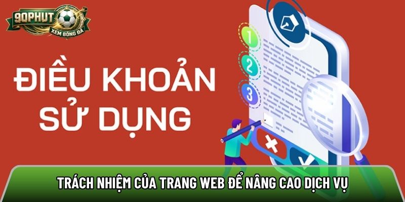 Trách nhiệm của trang web để nâng cao dịch vụ