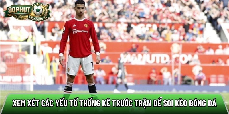 Xem xét các yếu tố thống kê trước trận để soi kèo bóng đá